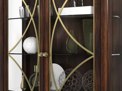 Hooker Furniture Dining Room Palisade Display China 3D model