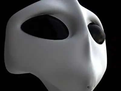 Alien humanoid 3D model