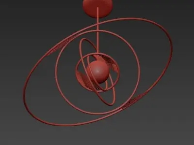 Pouenat ferronnier lighting 3D model