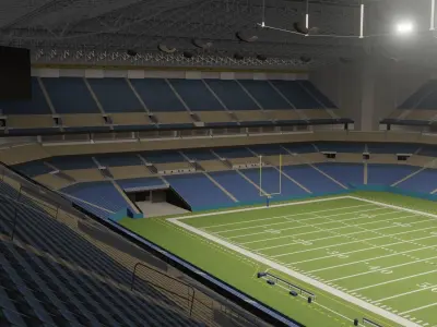 Alamodome - San Antonio Texas USA 3D model