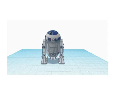 R2-D2 star wars r2d2 3D print model