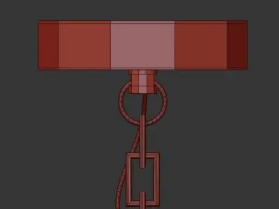 Modern Milky Way Chandelier 3D model