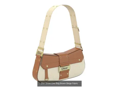 Dior Street Chic Bag 3D Model Pack