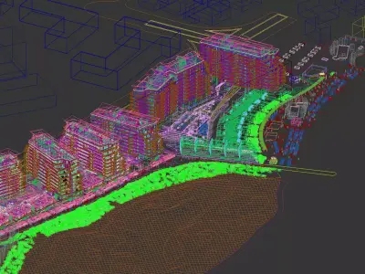 Luxury Beachfront Resort With Golf Course  3D model