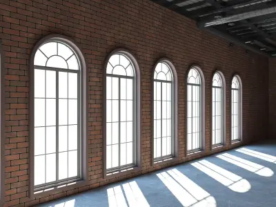 Loft interior Scene 2 3D model