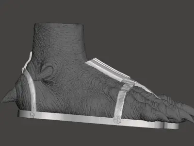 Predator 1987 Jungle Hunter - Reconstructed - Shoes - Sandals   3D print model