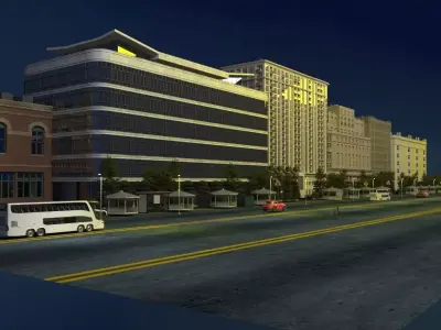 big street 11 3D model