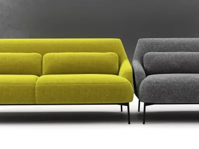 2-Seater Sofa 3D model