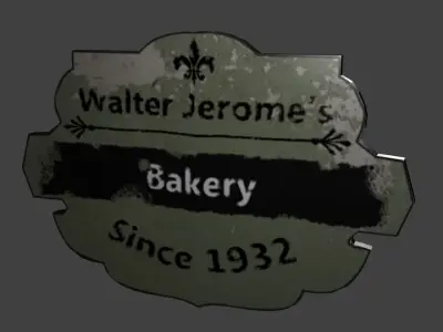 Low Poly signs package Low-poly 3D model