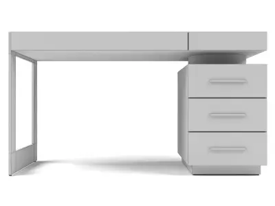 Universal Furniture - Duchamps Writing Desk Low-poly 3D model