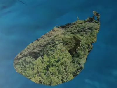 Srilanka 3d map Free low-poly 3D model