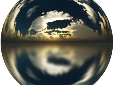 4k HDR  Sunset Dark Sky 3D model