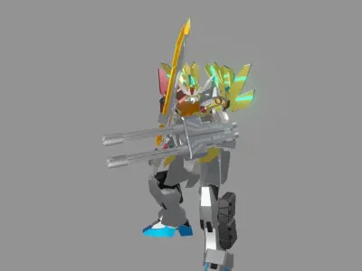 The Mecha Attacker 13 3D model