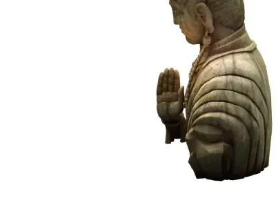 Game Model - Kasai Buddha Traces Forest statue 02 3D model