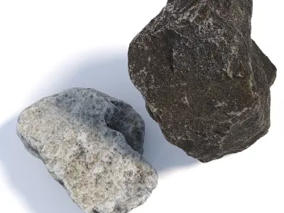230 stone 185 186 3D model