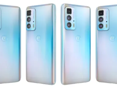 Motorola Edge 20 Pro Iridescent Cloud 3D model