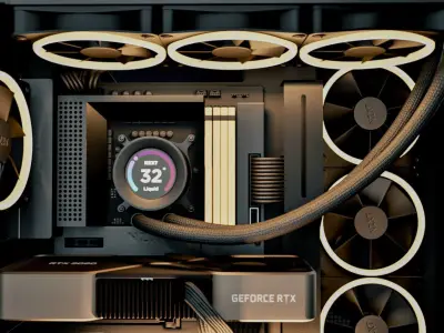 Nzxt H9 Case PC Low-poly 3D model