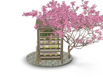 Relaxing place 3D model