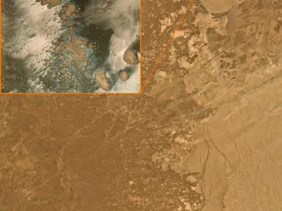 Mecca and the Red Sea coast of Saudi Arabia - tile n22 e40 3D model