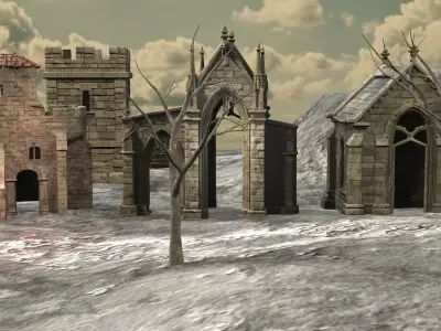 Masterian Medieval World 3D model