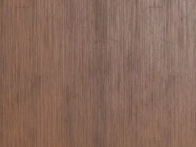 Weathered Scratched Mahogany Wood Surface PBR Texture