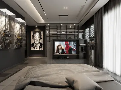 Relax Bedroom 3D model