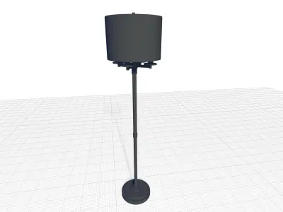 Yosef Traditional Floor Lamp 3D model