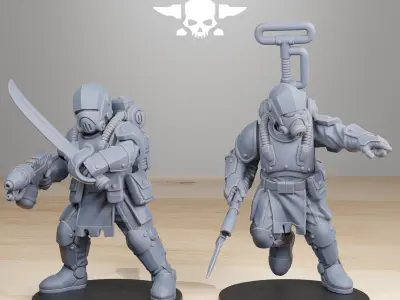 RoyalGuard Infantry 2 3D print model