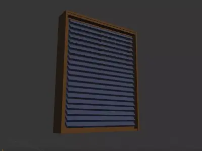 Low poly window Low-poly 3D model