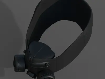 Gas mask respirator scifi futuristic 3d Artist  Low-poly 3D model