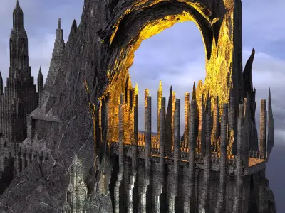 Durmstrang Castle 3D 3D model