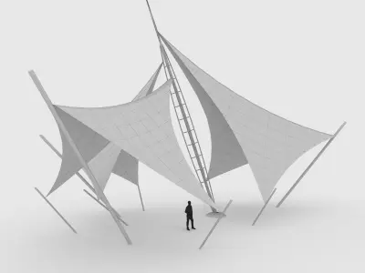 Membrane Tensile 3 3D model