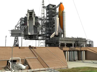 NASA Launch Complex 39B 3D model