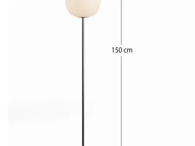 Lantern floor lamp by Newworks 3D model