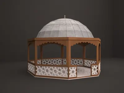 ottoman gazebo 3D model