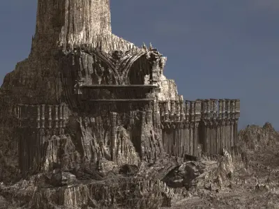 Elijah Mountain extended  3D model
