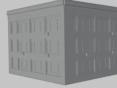 Building 1 Low-poly 3D model purchase