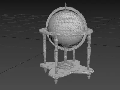 globe Low-poly 3D model purchase