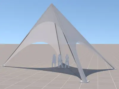 Tensile Membrane Structure 1 3D model