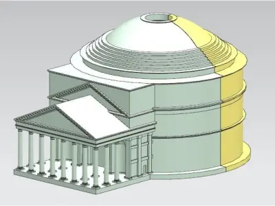 Pantheon 3D print model