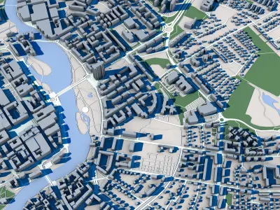 Eskilstuna City Sweden 3D model