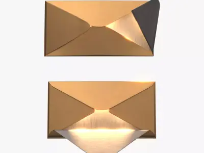 Corrispondenza Wall Light PBR 3D model