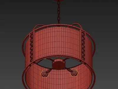 White Gold Drum 3D model