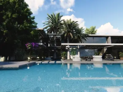 Tassadar Villa Exterior Design 3D model