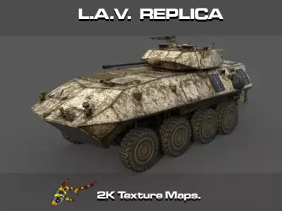 LAV Replica Low-poly 3D model