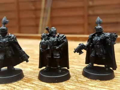 Feudal Guard Male Higher Officers 3D print model