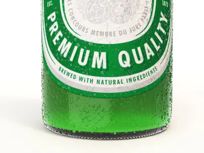 Heineken Beer Bottle 3D model