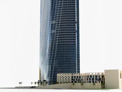 Rafal tower - saudi arabia 3D model