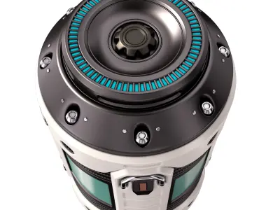 Sci Fi Barrel 3D model