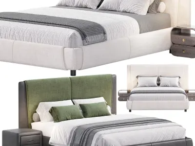 Kailua bed by Ditre Italia 3D model
